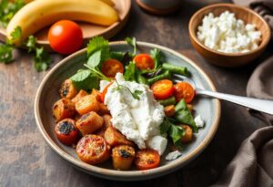 Greek salad with feta