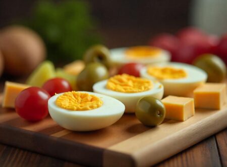 Low carb healthy snack plate