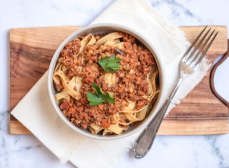 Lentil Ragu Traybake
