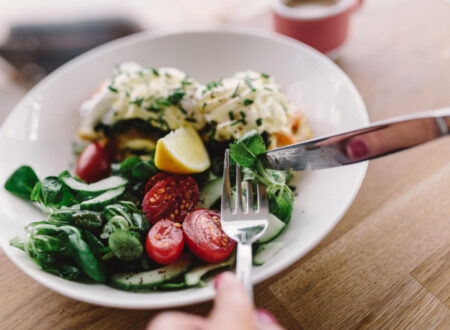 Delicious and healthy vegetable based meal eaten at a restuarant