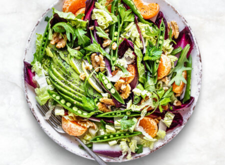 Chicory root in a nice, fresh and wholesome salad