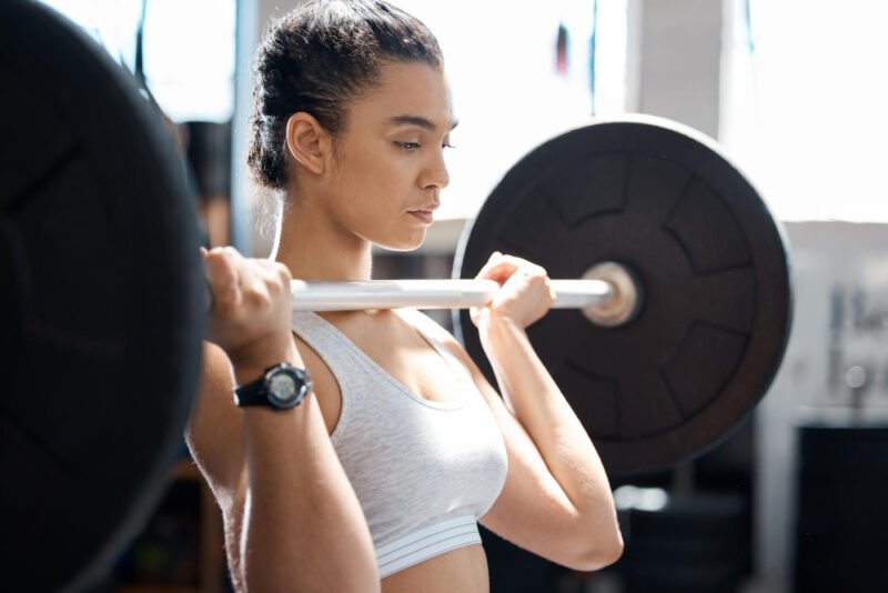 Woman should always priorities lifting weights for bone health