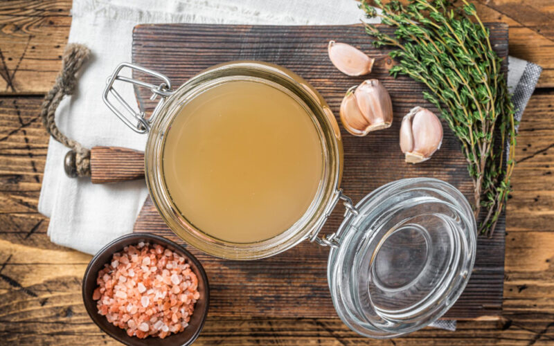 Bone broth is a source of various amino acids, the building blocks of proteins.