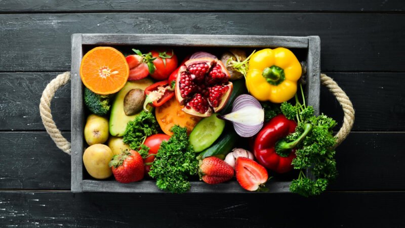 An abundance of fruit and vegetables is not only great for our health, but also helps us lose weight