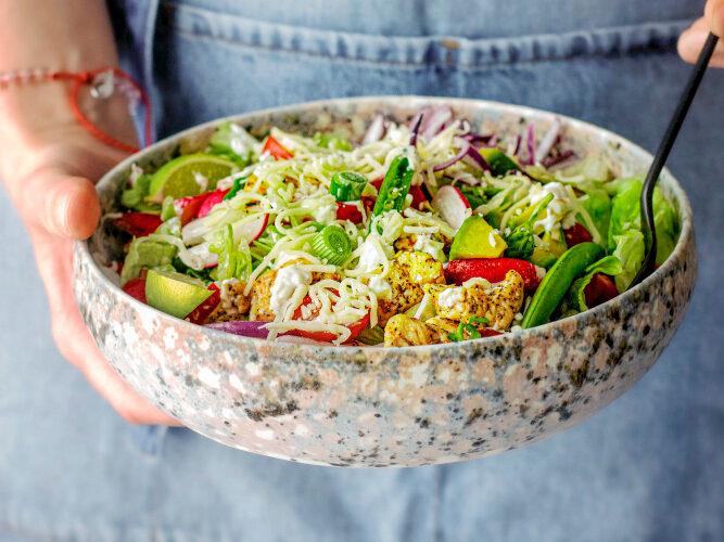 Eating a healthy plate of vegetables with protein and fats is the ultimate weight loss plan