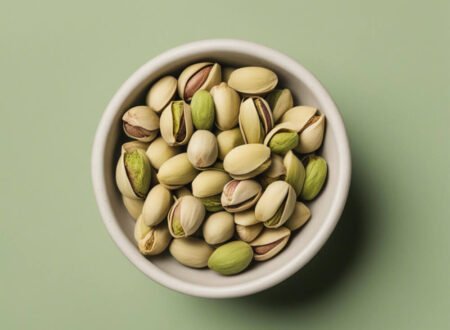 Pistachio in a bowl ready to eat