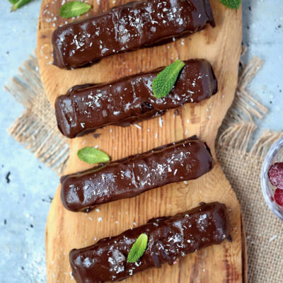 raspberry coconut chocolate bars