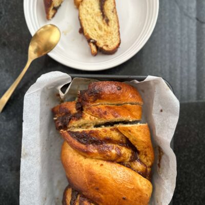 Babka plain slice