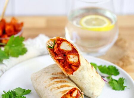 Air-Fried Tofu Breakfast Burrito